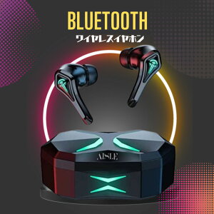 ���C�����X�C���z�� bluetooth�C���z�� �C���z�� AISLE �Q�[�~���O�C���z�� Bluetooth5.2�Z�p Type-C�Ή� HIFI���� �ʘb�m�C�Y�L�����Z�����O IPX7�h��/�����ԉ��y�Đ� Siri�Ή� �u���b�N