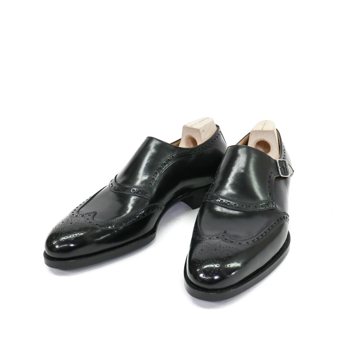 2020 春夏 送料無料 付与 永遠の定番モデル Saint Shoesシングルモンクシューズ Crispin`sサンクリスピンSingle Monk