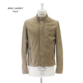 RING JACKET Napoli ライダースジャケット【ベージュ】