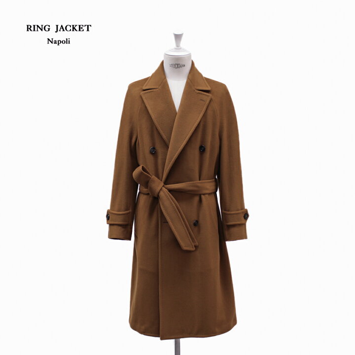 楽天市場】ベルテッド コートブラウン : RINGJACKET 楽天市場店