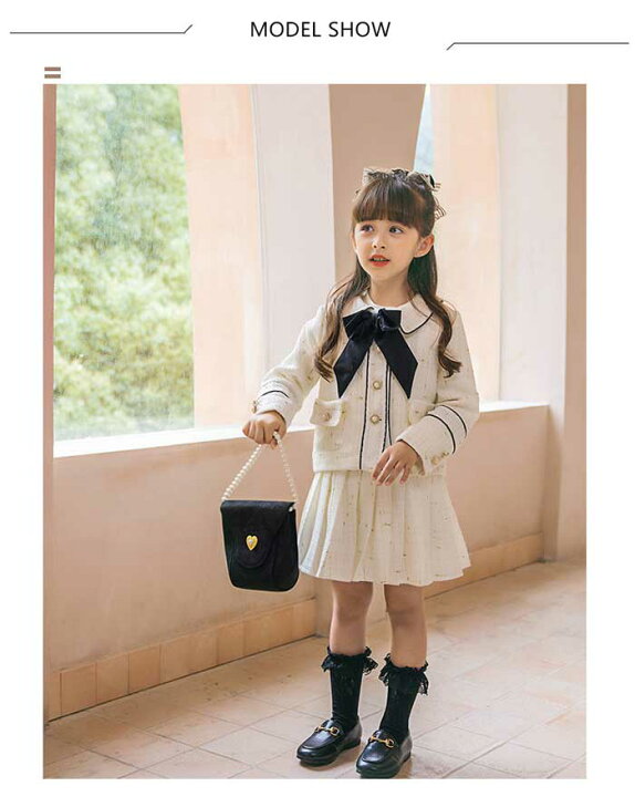 楽天市場】入学式 女の子 スーツ 卒業式 スーツ ジュニア 子供服 