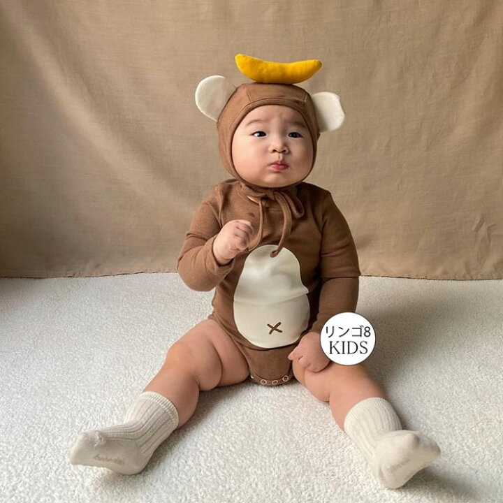 楽天市場】ハロウィン 衣装 子供 ベビー服 ロンパース フード付き 