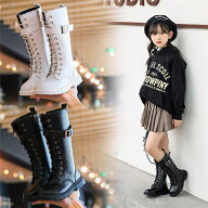 こども ブーツ フォーマルシューズ 靴 編み上げ ロングブーツ 女の子 ハーフ ブーツ 子供 キッズ ブーツ …