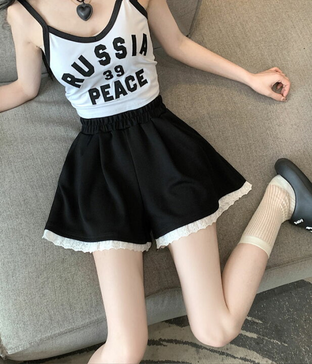 楽天市場】ショートパンツ レディース 夏 キュロット パンツ 短パン 
