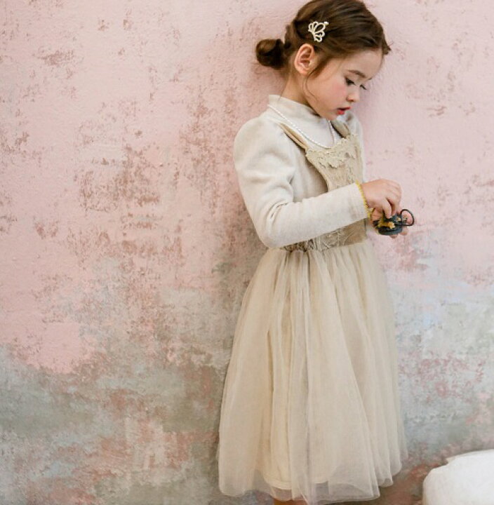 楽天市場】韓国子供服 ワンピース 華やか 可愛い 上品 きれいめ 子供服  
