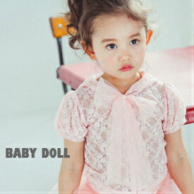 韓国子供服　レース　半袖パーカー　BABYDOLL　キッズ　韓国子ども服　サマーカーディガン　パーカー　花柄 総レース　羽織物　女の子　キッズ　UV対策 　パフスリーブ　アウター　カーディガン　ジップアップパーカー　春夏　ピンク　リボン　透かし　100cm110cm120cm130cm