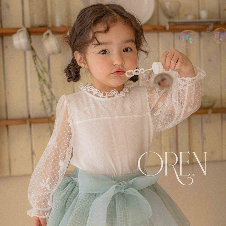 楽天市場】子供服 ブラウス Tシャツ 女の子 レースシャツ シースルー 