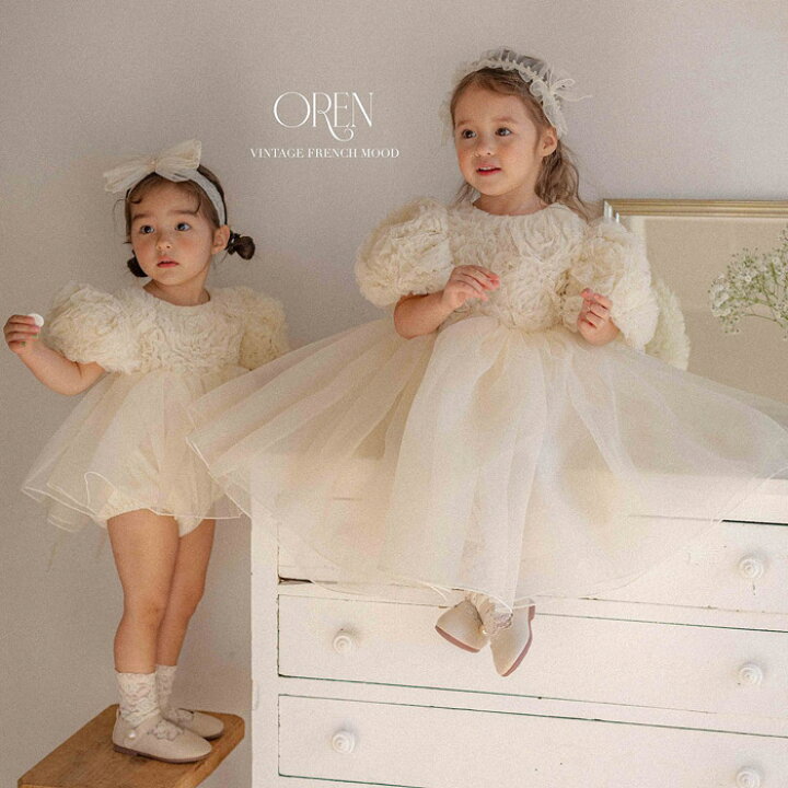 楽天市場】韓国子供服 OREN キッズ 半袖ドレス 子どもドレス ドット 