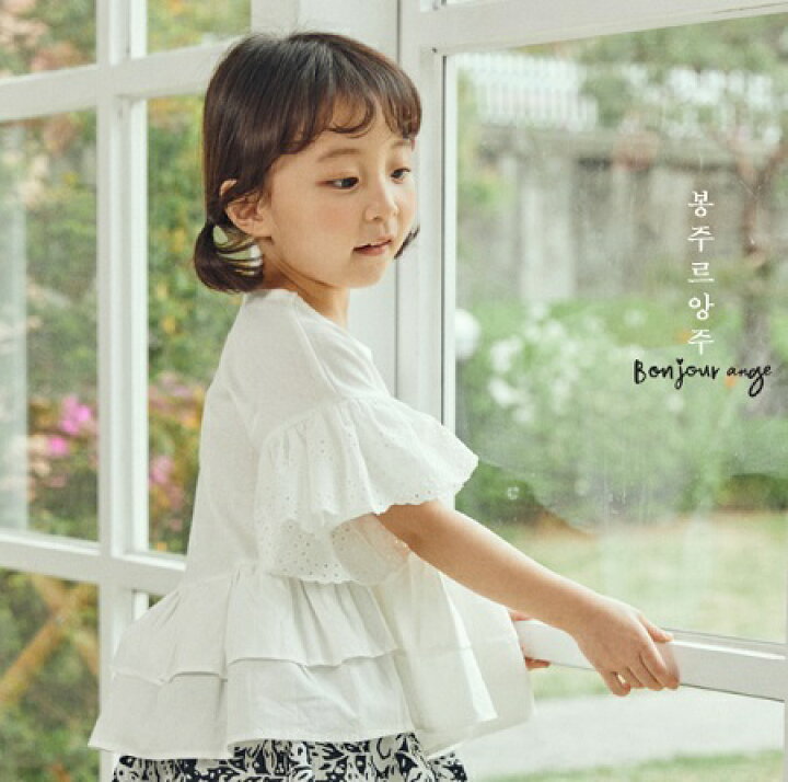 楽天市場】キッズ シャツ フリルシャツ 韓国子供服 ティアード Tシャツ  