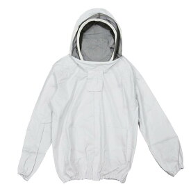 養蜂ジャケット 養蜂保護スーツ ハチ 防護服 養蜂用品 養蜂器具 虫除けウェア 蜂 スズメバチ 駆除 一体式 フェイスネット 養蜂服 帽子 取り外し可能 付け外し簡単 男女兼用 再利用可能 頑丈耐用 保護 軽量 持ち運び便利 コンパクト 通気性 養蜂ジャ