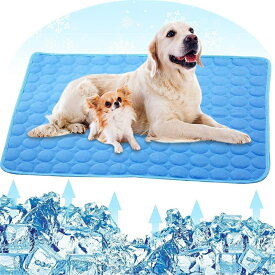 ひんやり マット ペット用シーツ 冷感 シーツ メッシュ 夏用 ペット用 冷感シーツ おしっこマット 犬 猫 ペット 接触冷感シーツ マット 寝具 冷感敷きパッド 防水 速乾 消臭 滑り止め 介護 丸ごと洗える 繰り返し利用可能 中型 大型 犬 猫 犬用