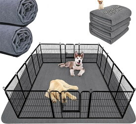 VOOPH ペットシーツ 大判 180x180cm 2枚セット おしっこマット 犬 繰り返し使える ペットマット 防水 速乾 消臭 滑り止め 犬 トイレシート ペット シーツ 洗える 下敷きマット 四重構造 漏れ防止 おしっこパッド 四季通用 介護 中型 大型犬などの多頭飼いに最適