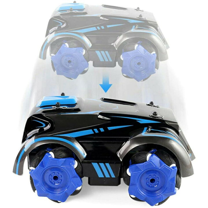 楽天市場 リモートコントロールカーライト四輪駆動スタントカー四輪ロールオーバーフリップ高速オフロード車 子供のためのドリフトスタントカーおもちゃギフト Vooph