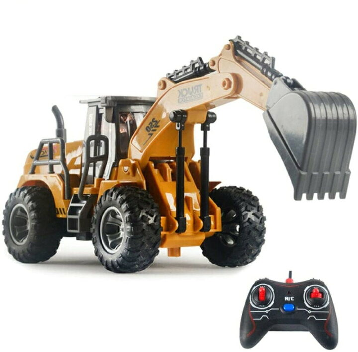 楽天市場 ラジコン ショベルカー 掘削機 2 4gパワーショベル ラジコン 重機rc建設トラクター車の おもちゃショベルカー おもちゃ 砂浜 砂場用 Vooph
