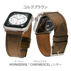 �y�V���[�Y11�ESE3�Ή��z�yHorween Leather�z �A�b�v���E�H�b�` �o���h ���U�[ �{�v �x���g �����Y ���� apple watch �����o���h ���������� ���U�[�o���h apple�E�H�b�`�o���h series 10 9 8 ultra 7 SE 6 5 4 3 