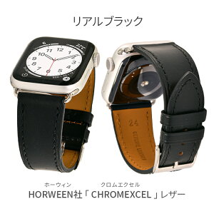 �y�V���[�Y11�ESE3�Ή��z�yHorween Leather�z �A�b�v���E�H�b�` �o���h ���U�[ �{�v �x���g �����Y ���� apple watch �����o���h ���������� ���U�[�o���h apple�E�H�b�`�o���h series 10 9 8 ultra 7 SE 6@���B