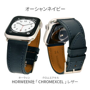 �y�V���[�Y11�ESE3�Ή��z�yHorween Leather�z �A�b�v���E�H�b�` �o���h ���U�[ �{�v �x���g �����Y ���� apple watch �����o���h ���������� ���U�[�o���h apple�E�H�b�`�o���h series 10 9 8 ultra 7 SE 6@���B