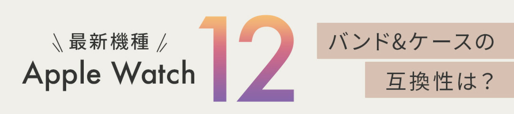 Apple Watch　シリーズ12対応