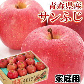 産地直送 青森県産 りんご サンふじ 訳あり 家庭用 3kg 5kg 10kg 送料無料 光センサー選果 青森 ふじ 無袋ふじ バレンタイン ギフト 贈り物 慶事 弔事 熨斗 熨斗無料 生産量日本一のりんご
