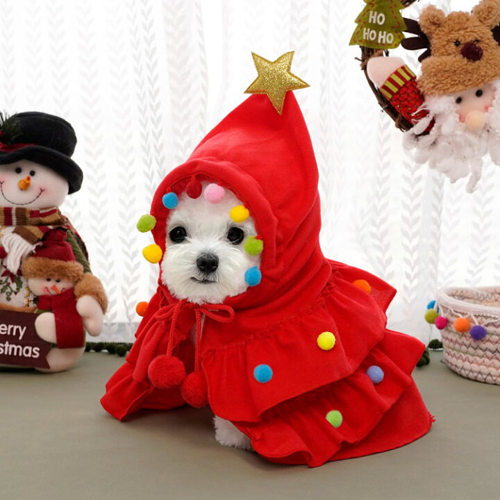 編みぐるみ♡雪だるまトイプードル♡サンタ帽子も付き♡リボン付き 