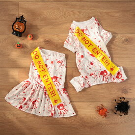 犬 ハロウィン 仮装 ナース服 血まみれ 血のり 犬 服 ハロウィン ドレス Tシャツ コスプレ ハロウィン 衣装 コスチューム 犬の服 ペットワンピース かわいい 犬 猫 オシャレ チワワ 小型犬 コスプレ 仮装 イベント お散歩RTACSM