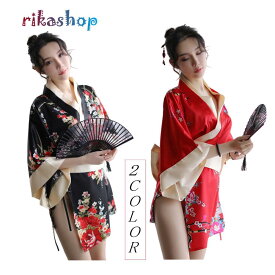 【ファッションセール10％OFF！】コスプレ 着物 セクシーランジェリー セット SexyLingerie 下着 ベビードール ランジェリー babydoll セクシー下着 Sexy インナー 可愛い 刺繍柄 花柄 ツルツル 勝負下着 Tショーツ ワンピース 部屋着 レディース 大人 光沢エロい 過激