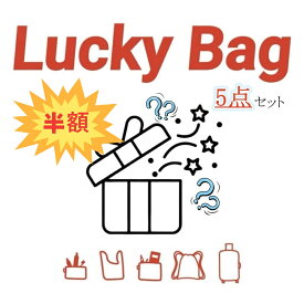 【セール 半額 50％OFF】福袋 嬉しい5点入り ハッピーバッグ お楽しみ袋 レディース福袋 ランダム もらって嬉しい プレゼント 女性 ブランド福袋 バッグ ビジネスバック リュックサック ショルダーバッグ ポーチ トートバック 化粧ポーチ レディースブランドバック