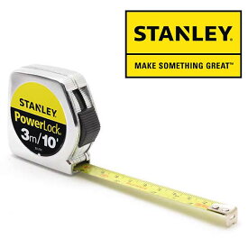 STANLEY 【スタンレー】 Power Lock 巻尺メジャー 3m