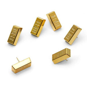 �~�j �S�[���h�o�[ �v�b�V���s�� ����^��e�@MINI GOLD BAR PUSH PIN