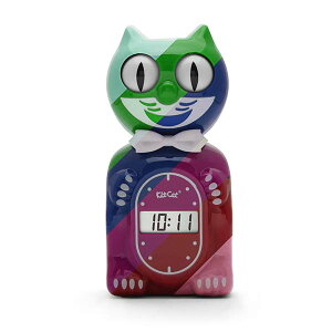 【Kit-cat Klock】キット キャット テーブル クロック デジタル 目覚まし ソーラー 置き時計