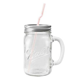 Ball【ボール】ハンドル メイソンジャー 16oz ストロー ドリンク マグ 本体のみ
