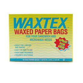WAXTEX ワックスド ペーパー バッグ ボックス セット ( W152 × D70 × H170-190mm ) × 60pcs