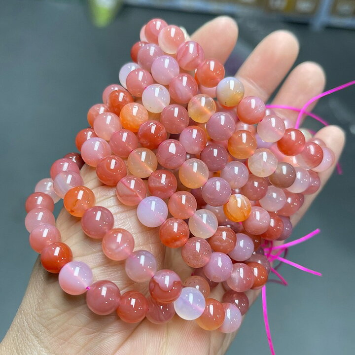 楽天市場】高品質 天然 塩源メノウブレスレット/連材売り ソルトソース 