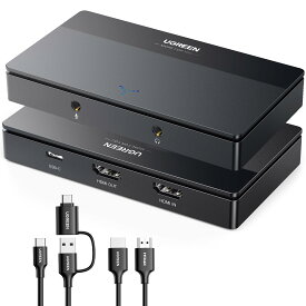 UGREEN 4K HDMI キャプチャーボード パススルー機能 4K@60Hz /1080P 60Hz 低遅延 ゲーム実況生配信 会議 ライブ配信 録画 画面共有 Switch PS5/PS4 Xbox Wiiu対応 Mac/Windows/Linux/