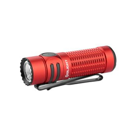 OLIGHT(オーライト) Warrior Nano 懐中電灯 1200ルーメン 強力 LEDハンディライト コンパクト フラッシュライト 小型 停電用 MCC充電式 防災 キャンプ アウトドア用 IPX8防水 (Red)