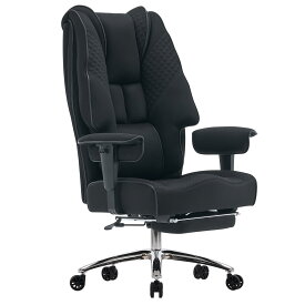 SKYE ゲーミングチェア デスクチェア オフィスチェア 椅子 パソコンチェア (ブラック)