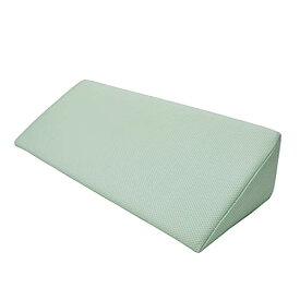 楽々健 体位変換用マット 大 幅58cm モスグリーン 体位変換クッション 防水 洗濯可能 床ずれ防止クッション 三角クッション 高反発 体位保