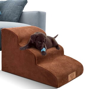 Masthome 犬 階段 犬スロープ階段 ドッグステップ 犬用ステップ 3段 8色 高さ40cm ペット用 ステップ 階段 滑り止め 怪我防止