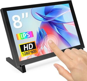 ELECROW 8C` ^b`XN[ |[^uj^[ ? IPSt 1280x800 𑜓xARaspberry Pi 5/400/