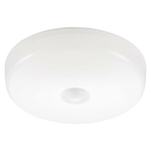 オーム電機 シーリングライト LED 小型 人感センサー 60形 820ルーメン 昼光色 ミニシーリング 玄関 トイレ 洗面所 LE-Y7RB-