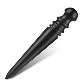 YFFSFDC コバ磨き 黒檀製 レザークラフト 専用 工具 仕上げ ヘリ磨き 革磨き レザースティック 革細工 革工芸 革手芸 道具 表面は滑