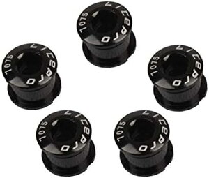 LANODO 自転車 チェーンリング ボルト シングル M8x6mm スーパーライト アルミ 合金 ボルト に適用する ロードバイク マウンテン