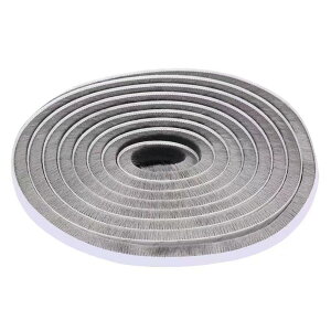 隙間テープ すきまモヘアテープ 虫よけすき間テープ 網戸用 戸当たり 窓 サッシ用 隙間対策 玄関 グレー 毛足長い 超ロングサイズ 防寒 防虫