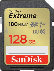 SanDisk TfBXN 128GB Extreme GNXg[ SDXC UHS-I [J[h - C10/U3/V30/4K/