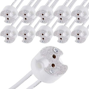 Xiatiaosann LED MR16 GU5.3 �\�P�b�g�A10�� �n���Q�� �����v�d�� �Z���~�b�N �R�l�N�^ ���C�� �A�_�v�^ MR11