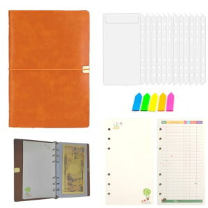 YIYIMUKI �ƌv�Ǘ� �|�[�` �����Ǘ� �t�@�C�� �ƌv�� �ܕ��� �ƌv��t�@�C�� PU A6 6�� �o�C���_�[ ���� ��e�ʎ蒠�i�I�����W