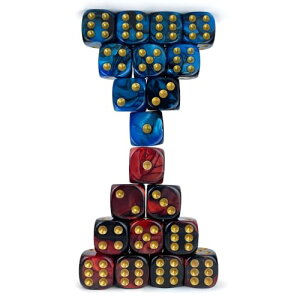 _CX TCR ʑ̃_CX 20Zbg 6ʃ_CX16mm DNDTCRȂǃe[uQ[p Dungeons {[hQ[ ̃Q[