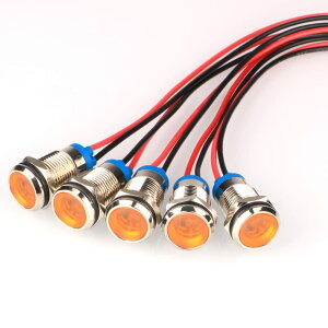 Kiligen 5 LED hCWP[^Cg pCbgCgVOi CWP[^10mm AC/DC 12-24V iCG[j