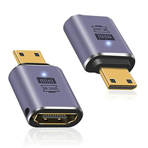 Duttek Mini HDMI HDMI ϊA_v^ 8K HDMI~j HDMIϊA_v^[ Mini HDMIIX to HDMIX