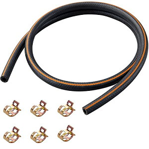 DFsucces 燃料ホース ニトリルゴムNBRホース 3層構造 耐油 耐圧 耐熱 耐腐食性 バイク・自動車・芝刈り機用 全長1m 専用ホースク